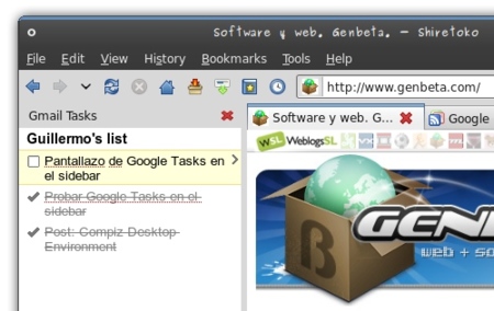 Añade Google Tasks a la barra lateral de Firefox y Opera