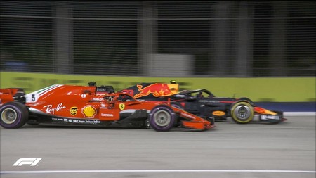Vettel Verstappen Gp Singapur