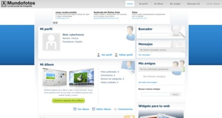 Mundofotos.net, otra opción para disponer de nuestro propio álbum online