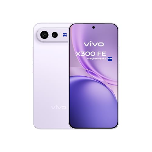 vivo X300 FE Smartphone 5G, 12 GB + 512 GB, cámara superteleojetivo ZEISS 50MP+50MP+8MP, Snapdragon 8 Gen 5, batería de 6500 mAh, IP68 e IP69, teléfono móvil Android 16, púrpura