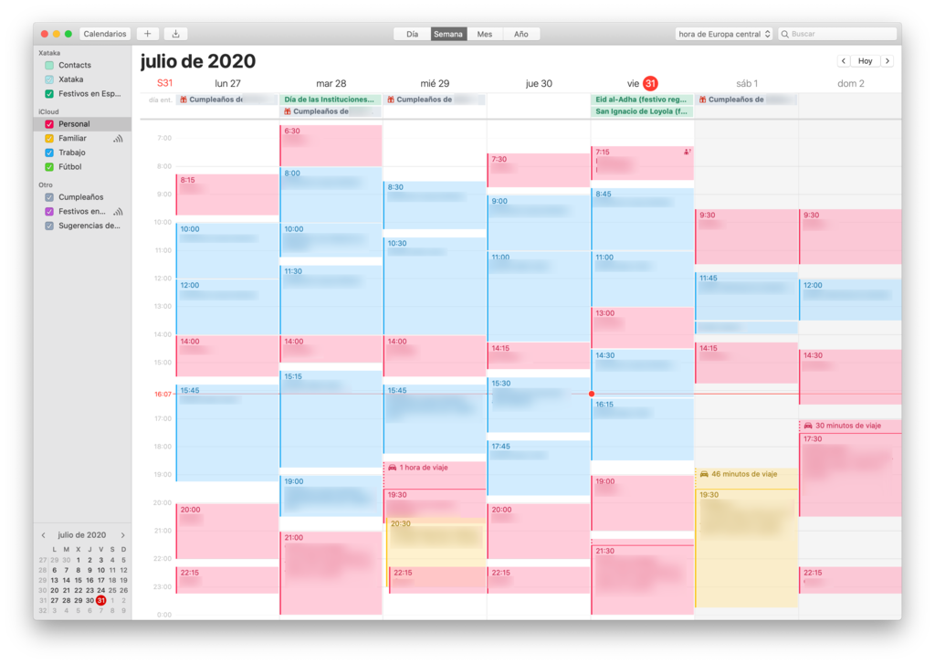 Así es como uso el calendario para organizar mi vida entera