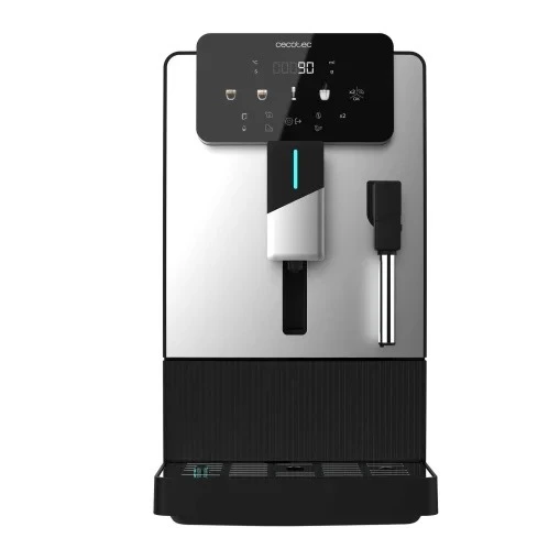 Cafetera Expresso Superautomática Cecotec Cremmaet Steam, 19 Bares, 1,1 L - Gris y Negro
