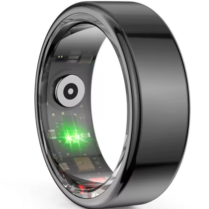  COLMI R02 Smart Ring Military Grade Titanium Steel Shell Health Monitoring IP68 & 3ATM Waterproof Multi-sport Modes

