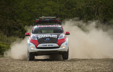 Así es el Nissan Leaf AT-EV, eléctrico y todoterreno, listo para el Mongol Rally