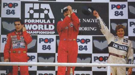 Podio Hungaroring 1989