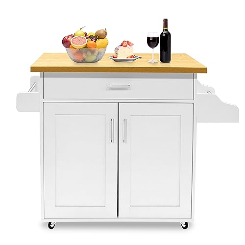 UISEBRT Carro de cocina con encimera
