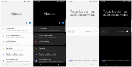 Modo oscuro Android