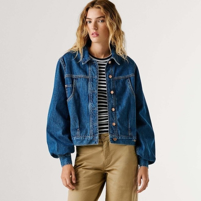 Pepe Jeans
Cazadora vaquera de mujer de mujer fit regular