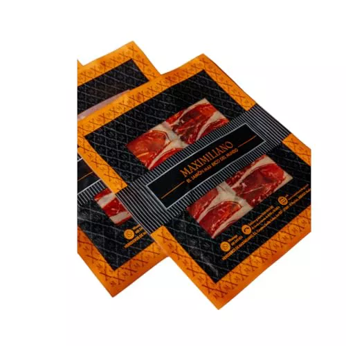 Maximiliano - Paleta Cebo de Campo - Paleta 100% Ibérica - 1 Estuche de 100 gr - Loncheada a Máquina - Exclusiva y Auténtica - Curación 18 Meses - Crianza en Libertad - Origen Sierra de Huelva
