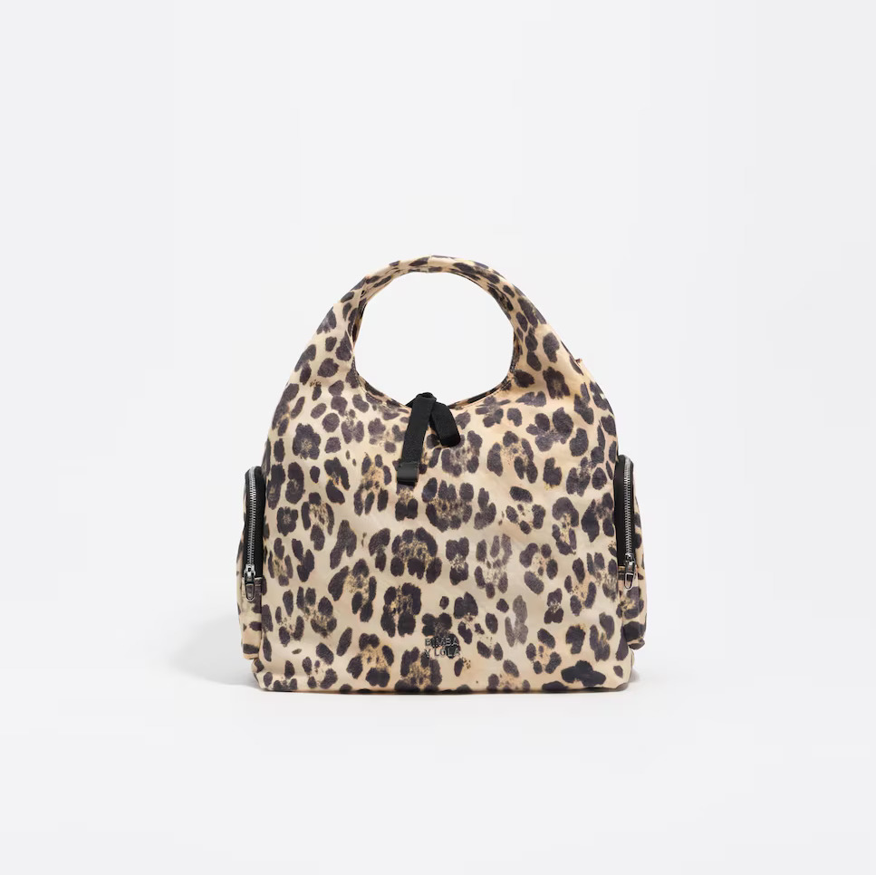 Bimba y Lola Bolso de mano de mujer nylon Leopard