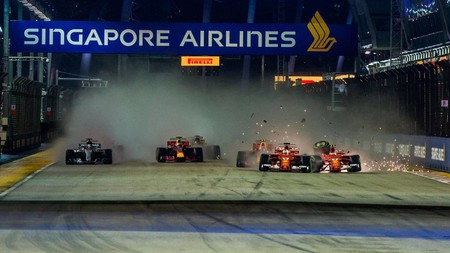 El Gran Premio de Singapur de Fórmula 1 está amenazado por la contaminación