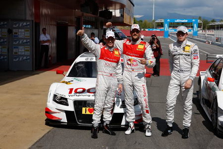 Tom Kristensen sorprende y se hace con la pole en Montmeló