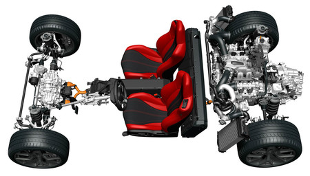 Honda NSX estrcutura motores