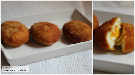 Jugosos huevos fritos a la villaroy. Receta