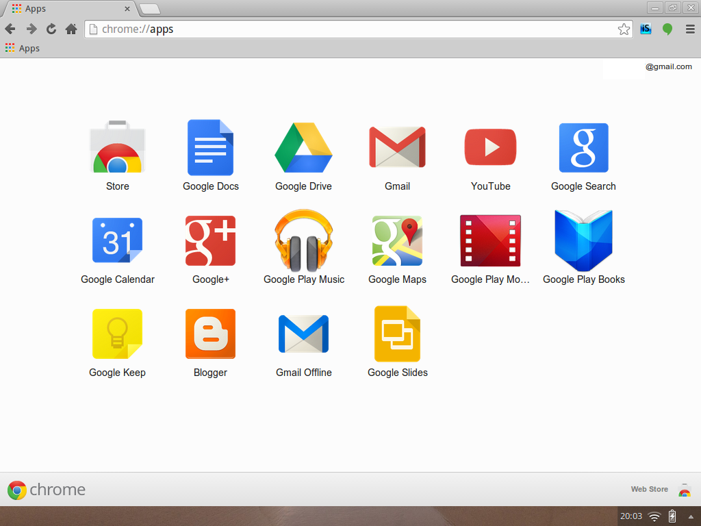 manage apps in chrome