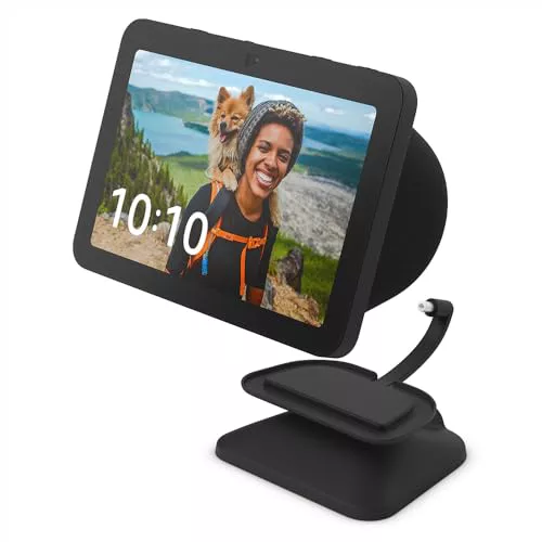 Soporte regulable para Echo Show 8 (3.ª generación) con puerto de carga USB-C | Antracita