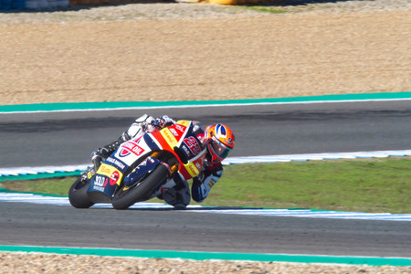 Alex Lowes Moto2 Test