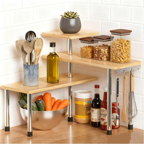 SOONHUA Estantería esquinera para cocina
