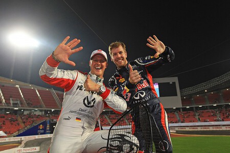 Schumacher Vettel Carrera De Campeones
