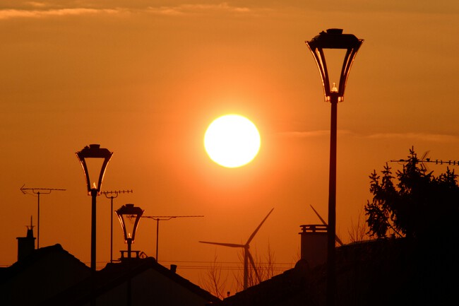 Atardecer en Francia