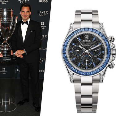 Roger Federer tiene un Rolex único en su tipo que no sólo es caro, sino que es tan secreto que nunca se ha visto en el catálogo de la marca
