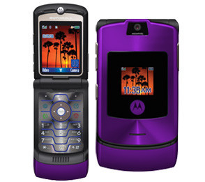 Motorola V3i Púrpura para el día de la madre