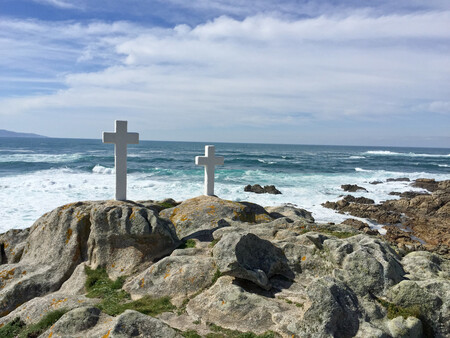 Pueblo Galicia Bonito Desconocido Marinero Tranquilo Escapada