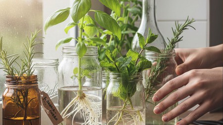 Cómo cultivar hierbas aromáticas en agua: así puedes hacerlo fácil y sin complicaciones 