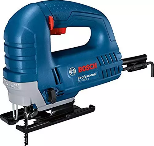 Bosch Professional GST 8000 E - Sierra de calar (710 W, máx. 3100 cpm, corte 80 mm, en caja)