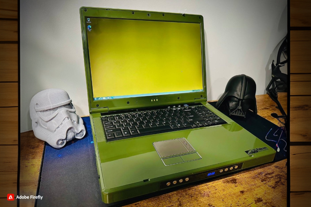 El portátil con más puertos del mundo es una alucinante retrobattlestation. Pero tenía muchas pegas 