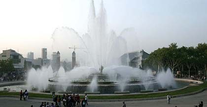 Se alquila la Fuente Mágica de Barcelona