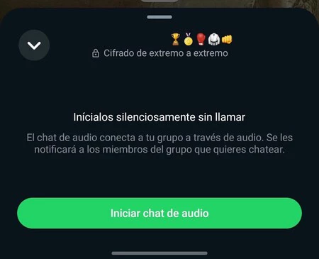 WhatsAppのボイスチャットに参加する