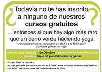 Cursos de formación subvencionados tienen que conseguir alumnos con regalos
