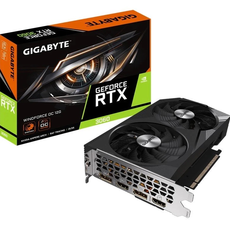 Gigabyte GeForce RTX 3060 WINDFORCE OC 12GB GDDR6