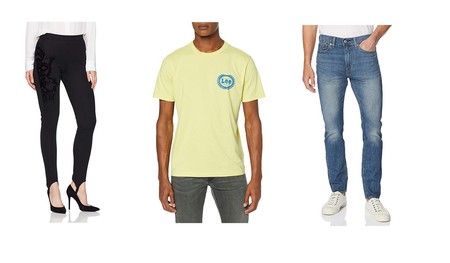 Chollos en tallas sueltas de pantalones, camisetas y leggins Desigual, Levi's, Lee o Pepe Jeans en Amazon