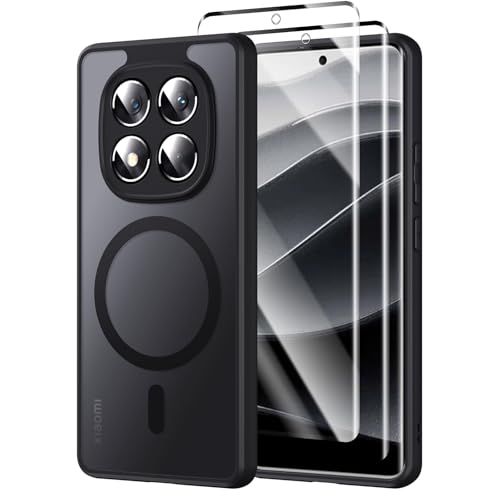 Oelrstfe for Xiaomi Redmi Note 14 Pro 5G with 2 Pieces Tempered Glass Screen Protector