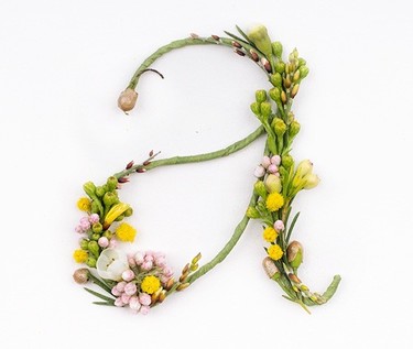Abecedario floral de Alice Mourou, la tipografía de la primavera