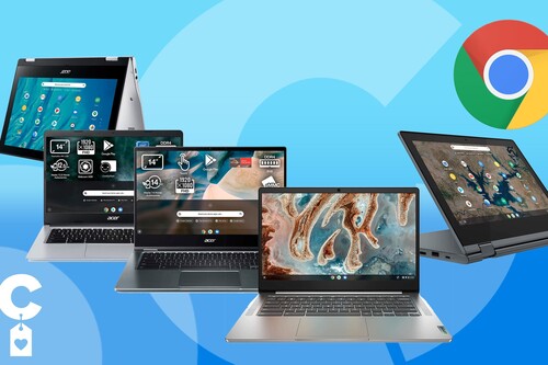 Trabajar en la nube con Chrome OS sale más barato con estas ofertas en portátiles y convertibles Chromebook de Amazon