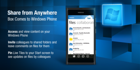Box llega a Windows Phone