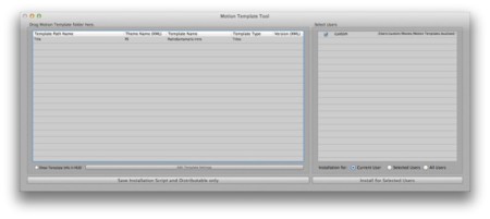 Motion Template Tools, crear un instalador de tus plantillas de Motion 5 para Final Cut Pro X