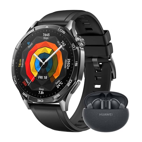 HUAWEI Watch GT 5 46mm Smartwatch + FreeBuds 5i Negro