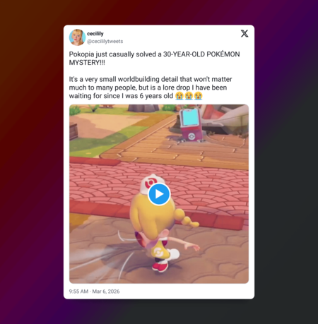 Pokémon Pokopia ha resuelto de la manera más inesperada un misterio de 30 años que los fans llevaban décadas intentando descifrar