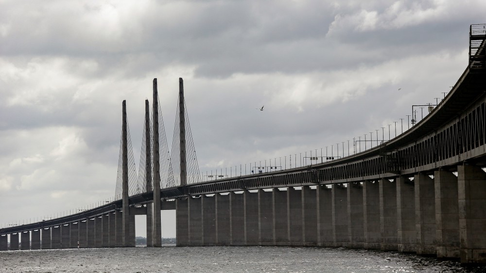 Así es el puentetúnel de Oresund,
