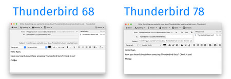 Thunderbird Redactar Email