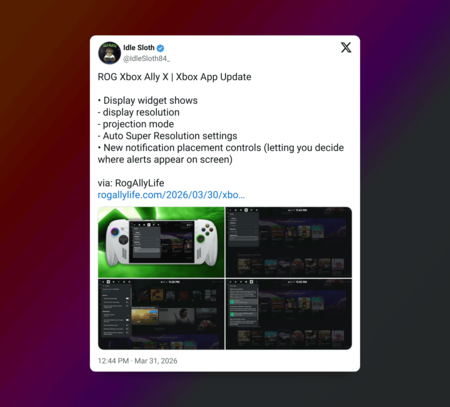 La Xbox Ally X recibe una actualización que la hace todavía más cómoda de usar, pero se avecina un parche todavía mejor