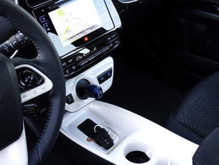 Prueba Toyota Prius 2016 Interiores dirección