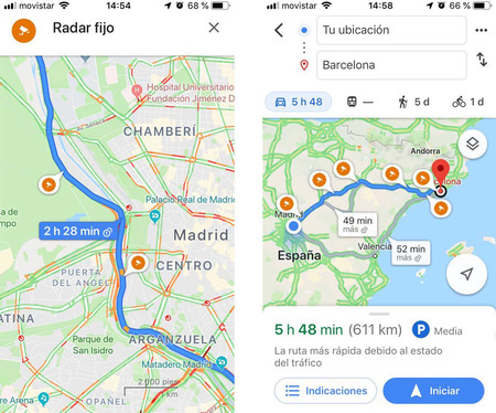 Google Maps Radar