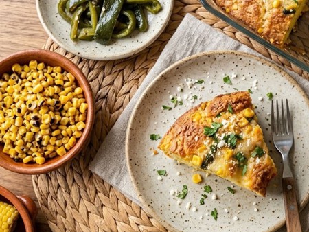 Cómo hacer un pan de elote y rajas con queso, queda esponjosito y es perfecto para desayunar