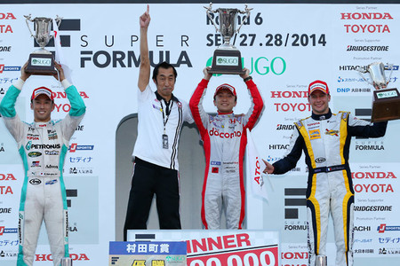 Podio Sugo 2014 Super Fórmula 