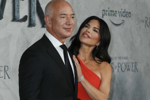 Bezos y Lauren Sánchez
